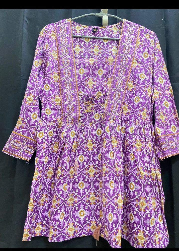 Price Drop Kurti Style Flared Top