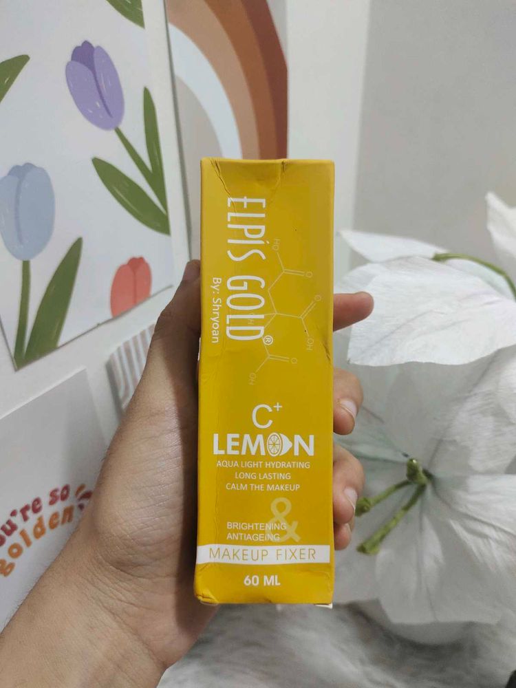 Elpis Gold Makeup Fixer 🍋