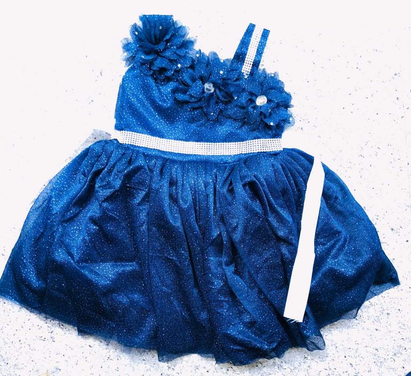Sparkly Blue Party Dress