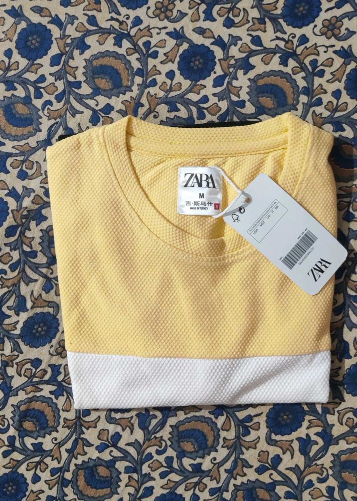 Zara Yellow T-Shirt (Available In 3 Colour)