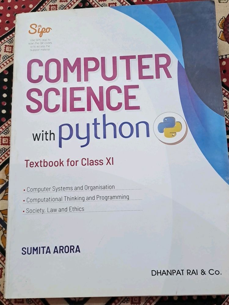 Computer Science With Python Class 11 Sumita Arora