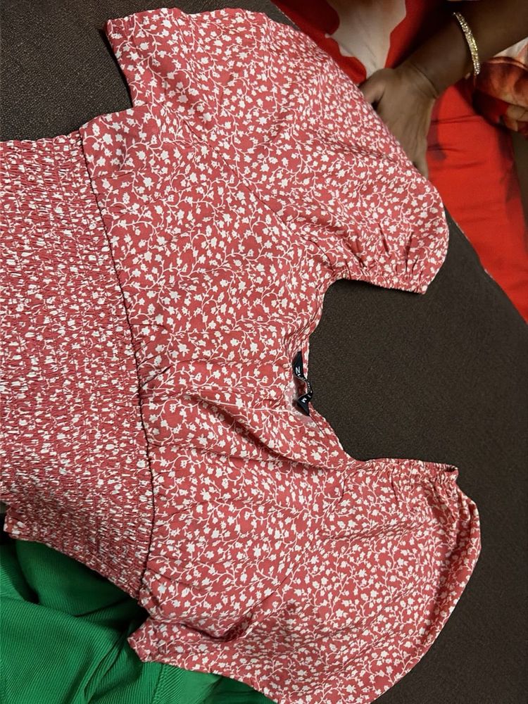 Floral Print Mini Dress