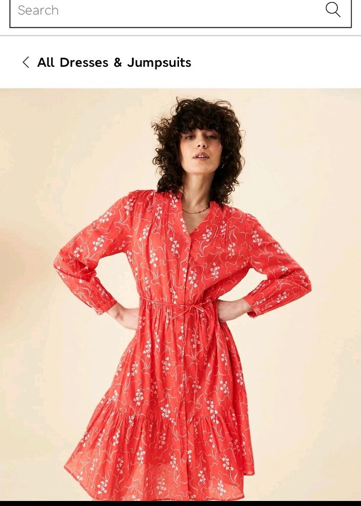 M&amp;S Tangerine Dress