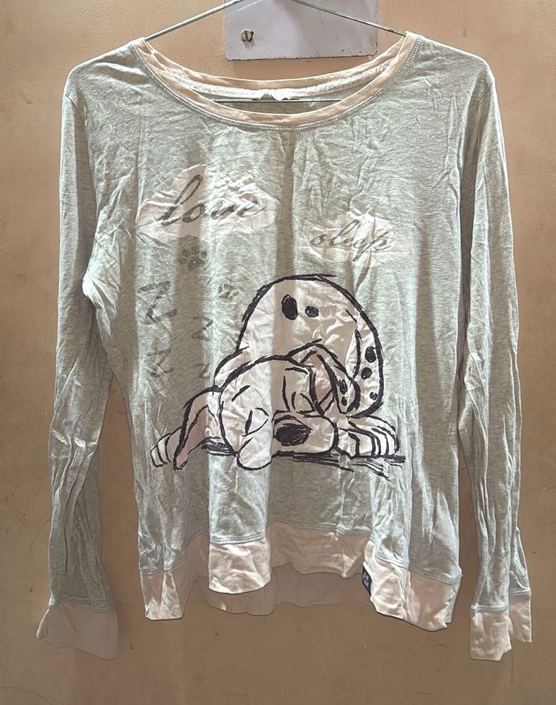 Cute Dalmatian Print Top