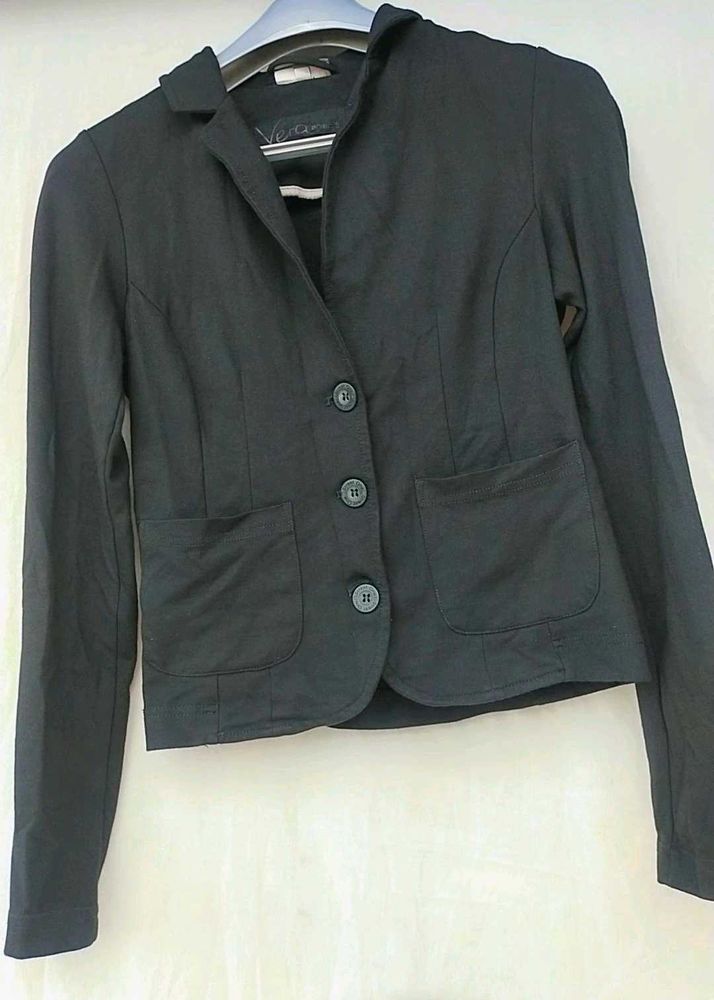 Princess Cut Black Blazer
