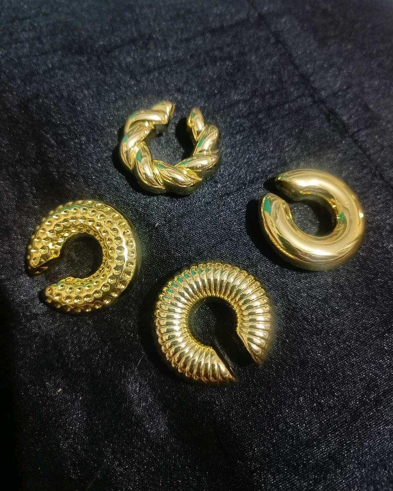 Set Of 4 Ear Cuffs