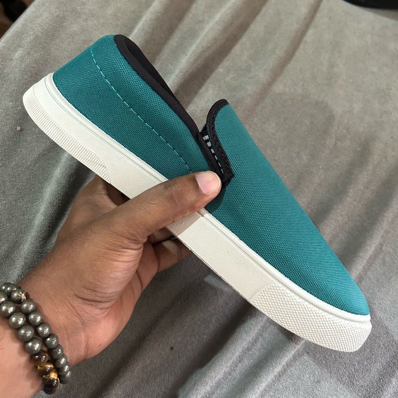Teal Slip-on Loafers