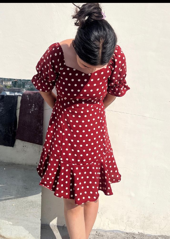 Red Polkadot Dress