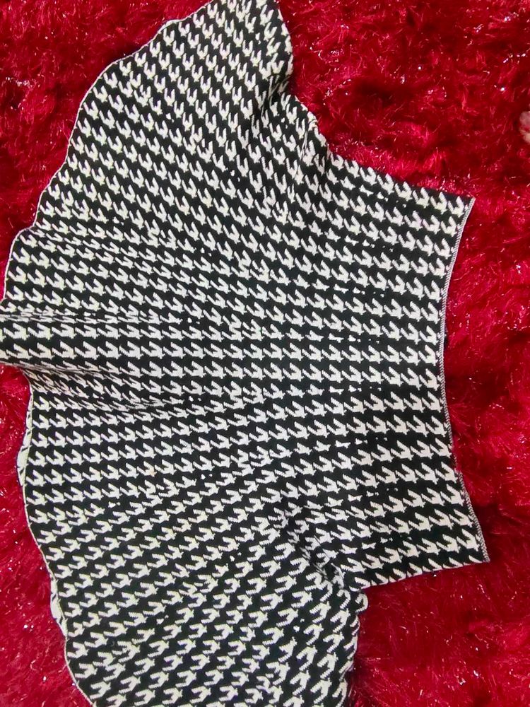 Houndstooth mini Skirt