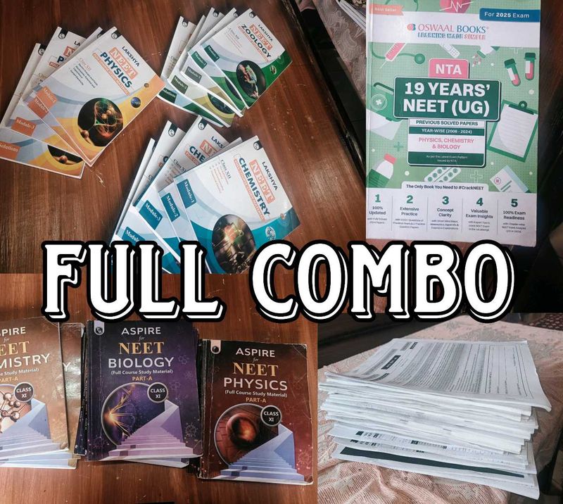 Full PW NEET Combo + 19 Year Papers + Test Paper