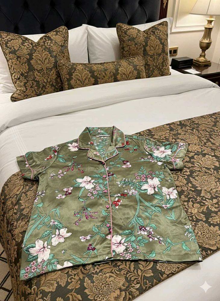 Floral Print Night Shirt