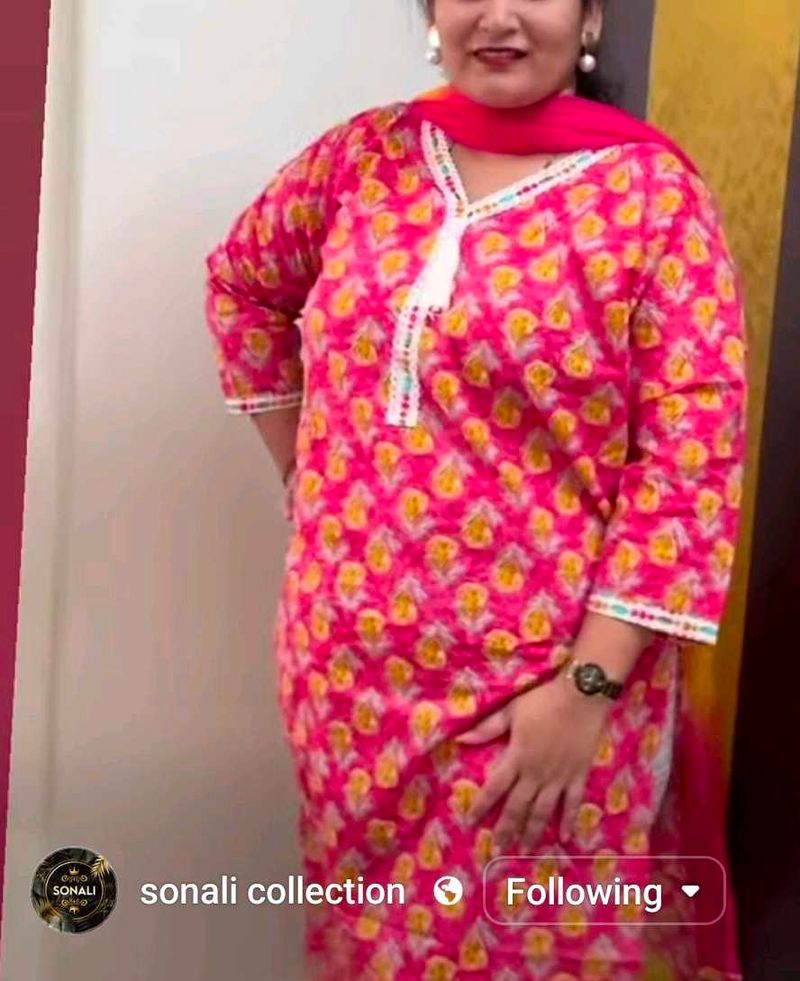 Suit Pink Colour