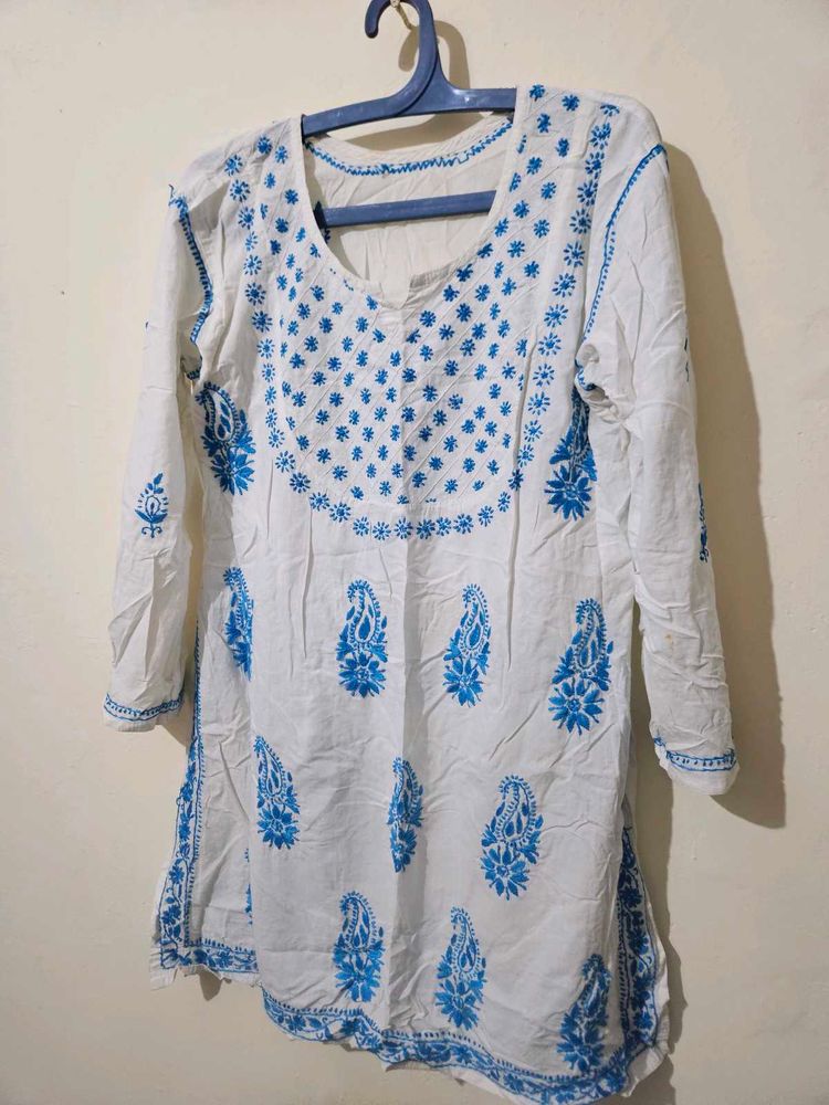 Embroidered White Tunic