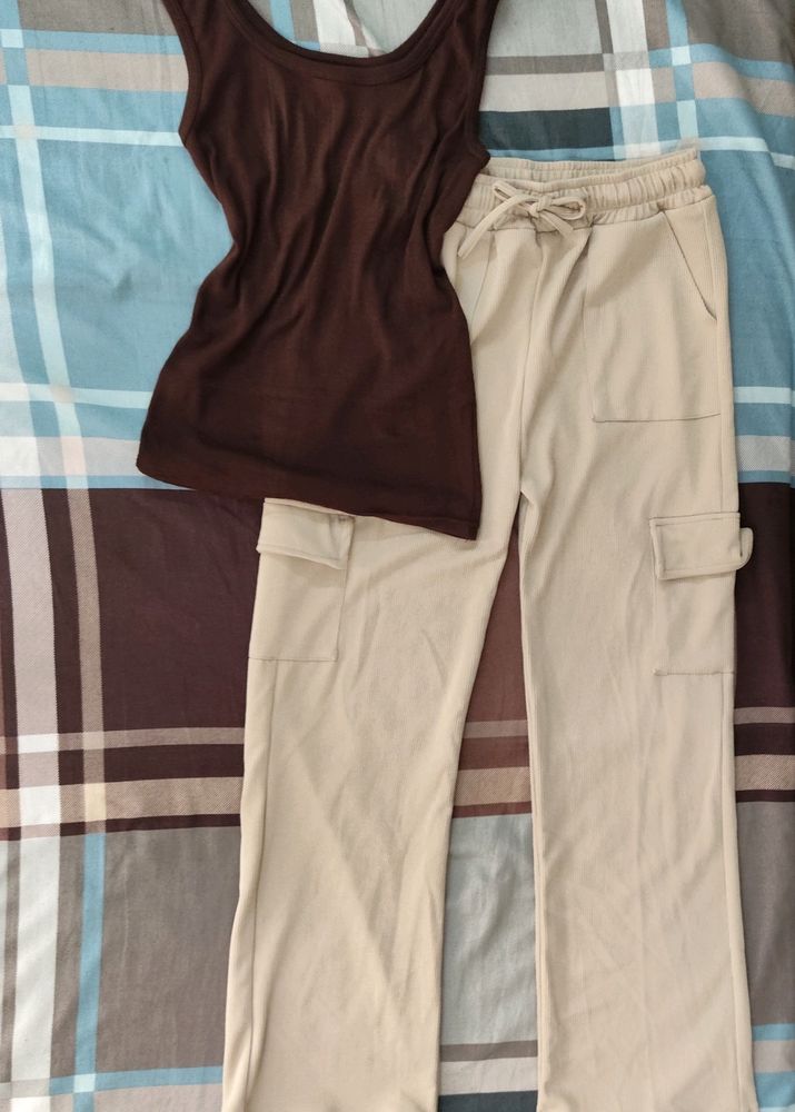 Y2K Outdoor Fit Co-ed (Tank Top &amp; Cargo Pants)
