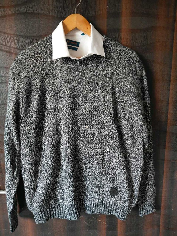 Gray Knit Sweater