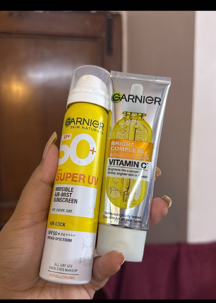 Garnier SPF &amp; Vitamin C Cleanser