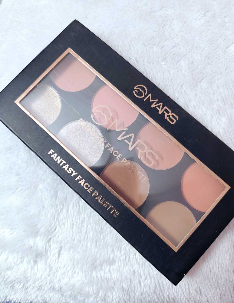 MARS Fantasy Face Palette for Makeup with Blushes,