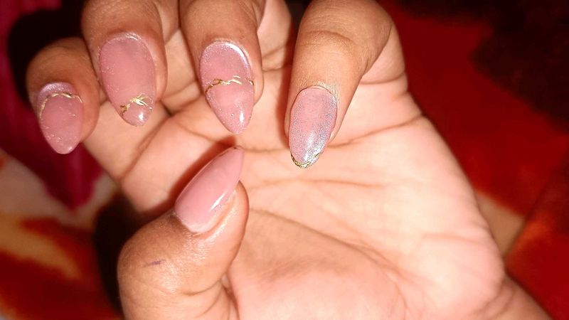 Elegant new Cat eye design press on nails♥️🧿💝