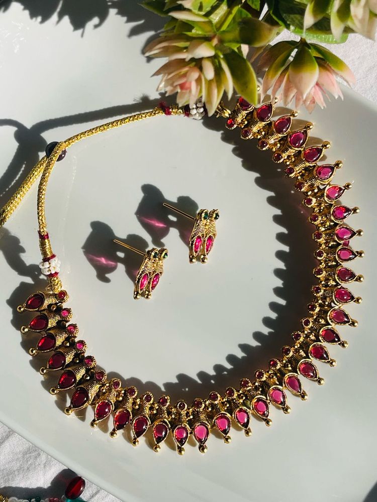Necklace Set Pink