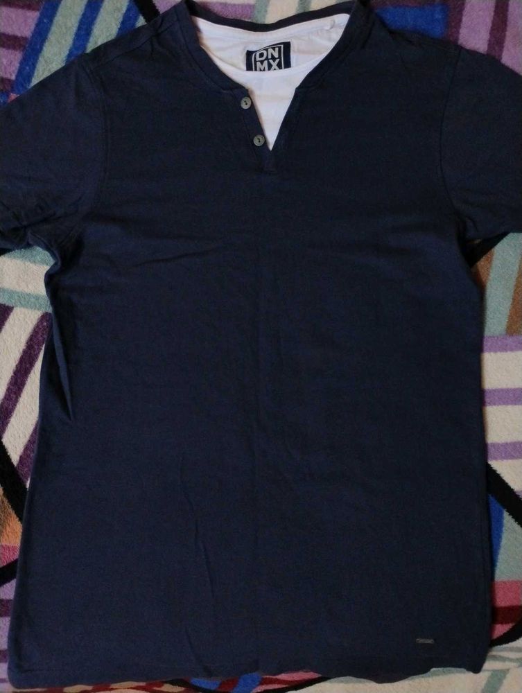 Stylish Navy Blue T-Shirt