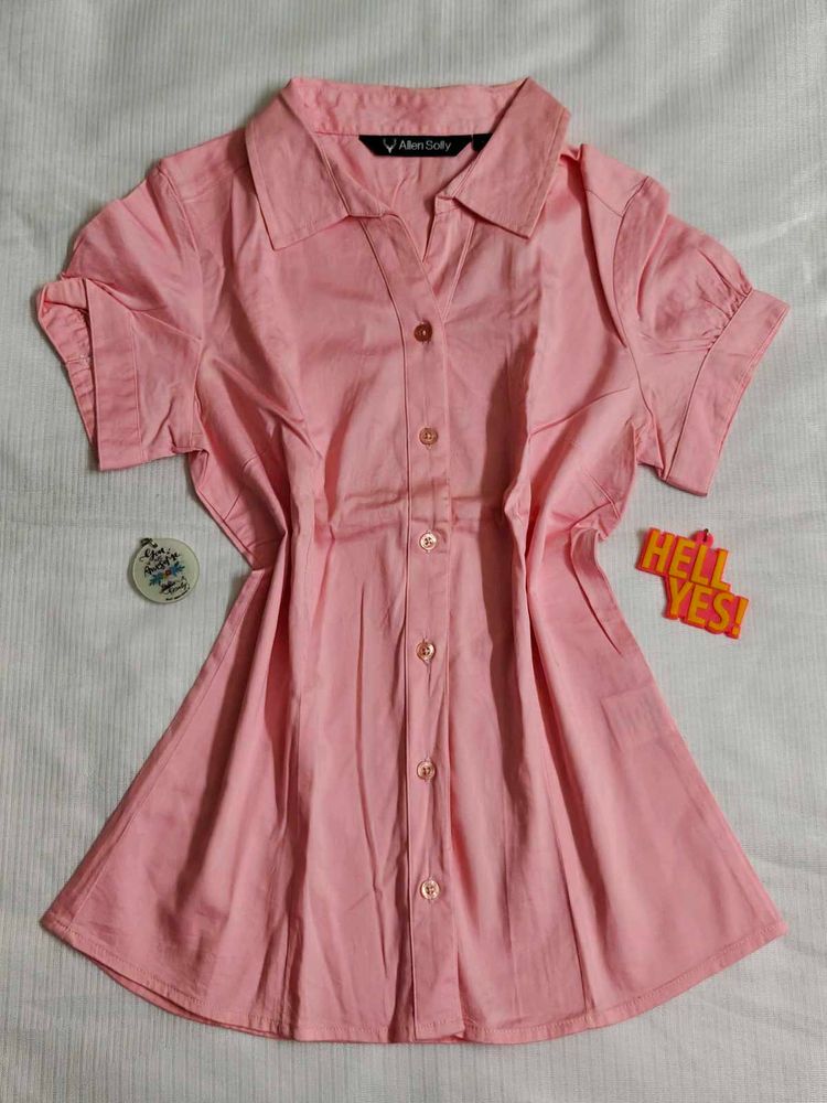 🆕 Allen Solly Pink Shirt
