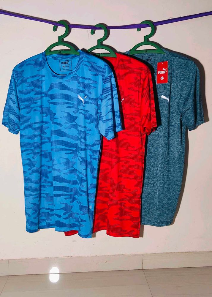 Puma And Nike 3 T-shirt Combo