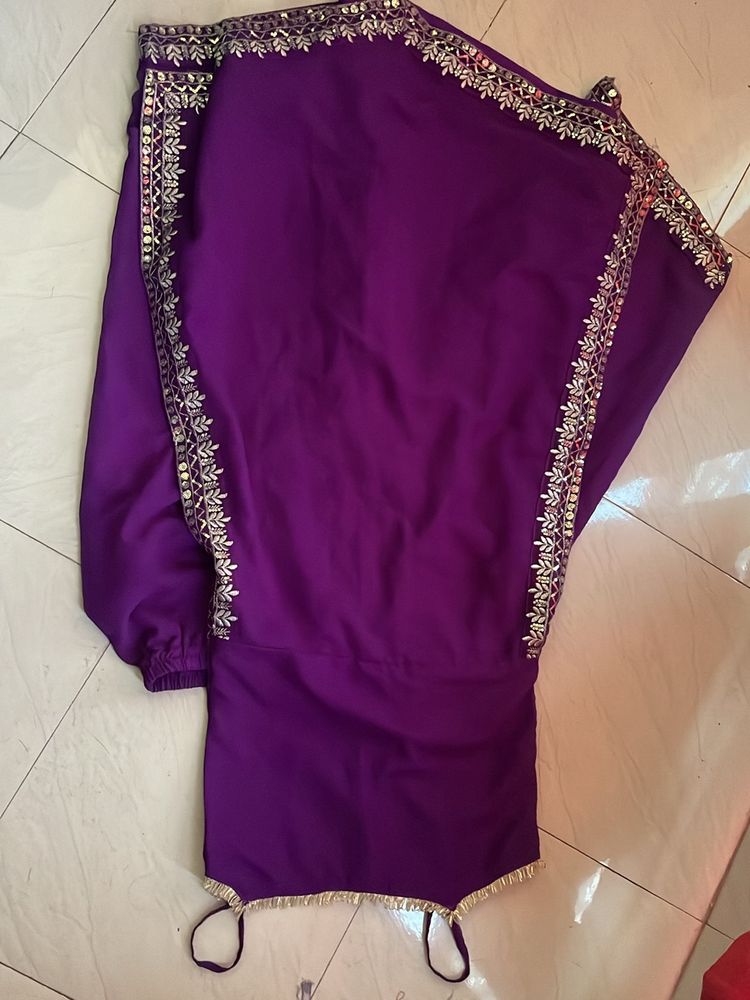 Purple Kurta Set