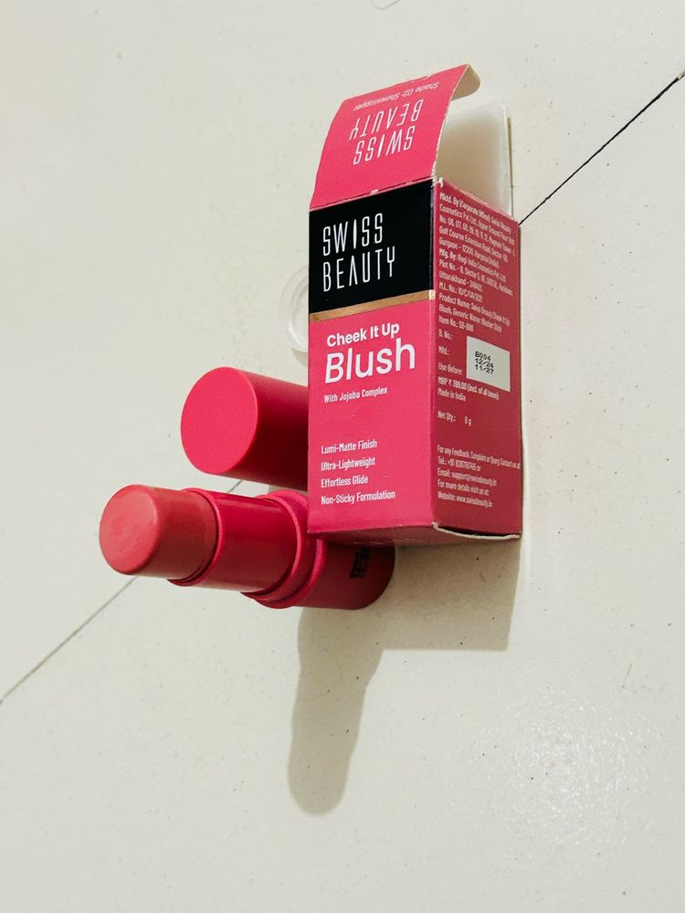 Swiss Beauty Cheek It Up Blush - Pink