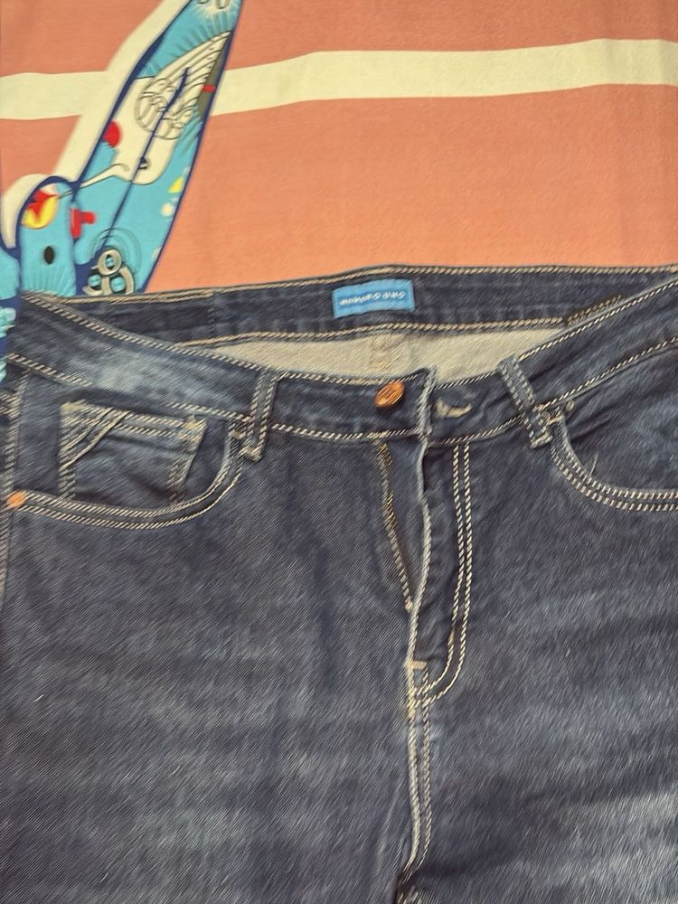 Dark Wash Denim Jeans