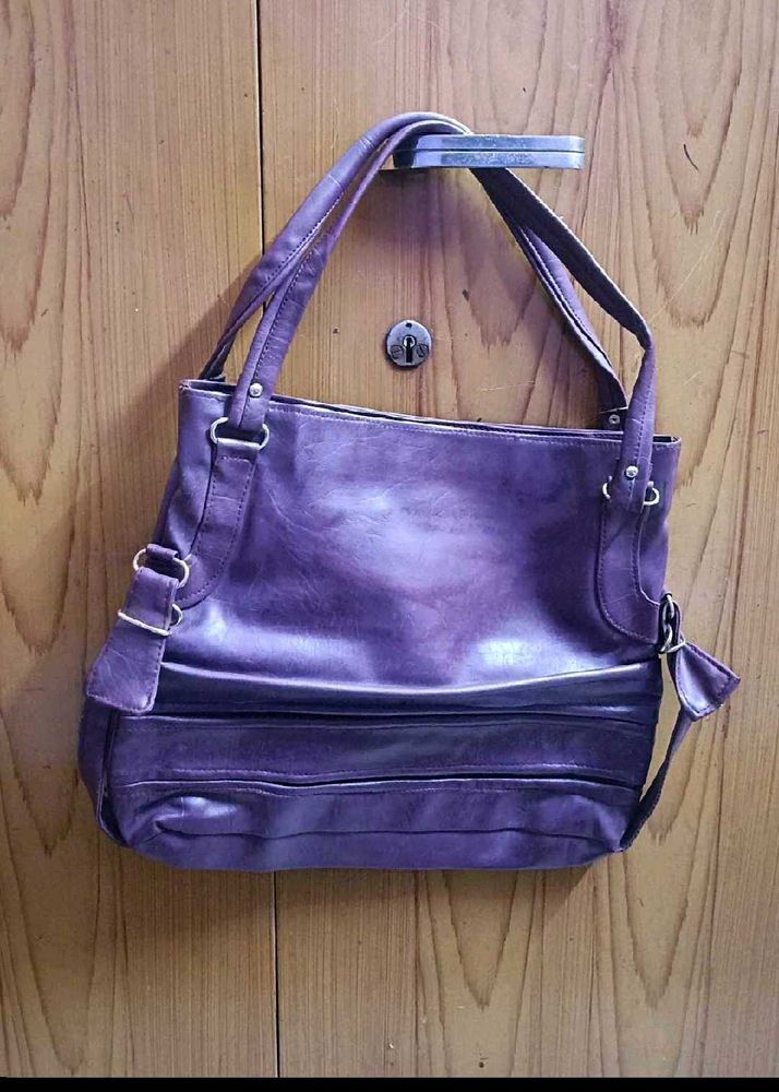 Stylish Purple Tote Bag