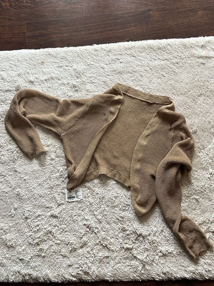 Khaki Light and Airy Shrug