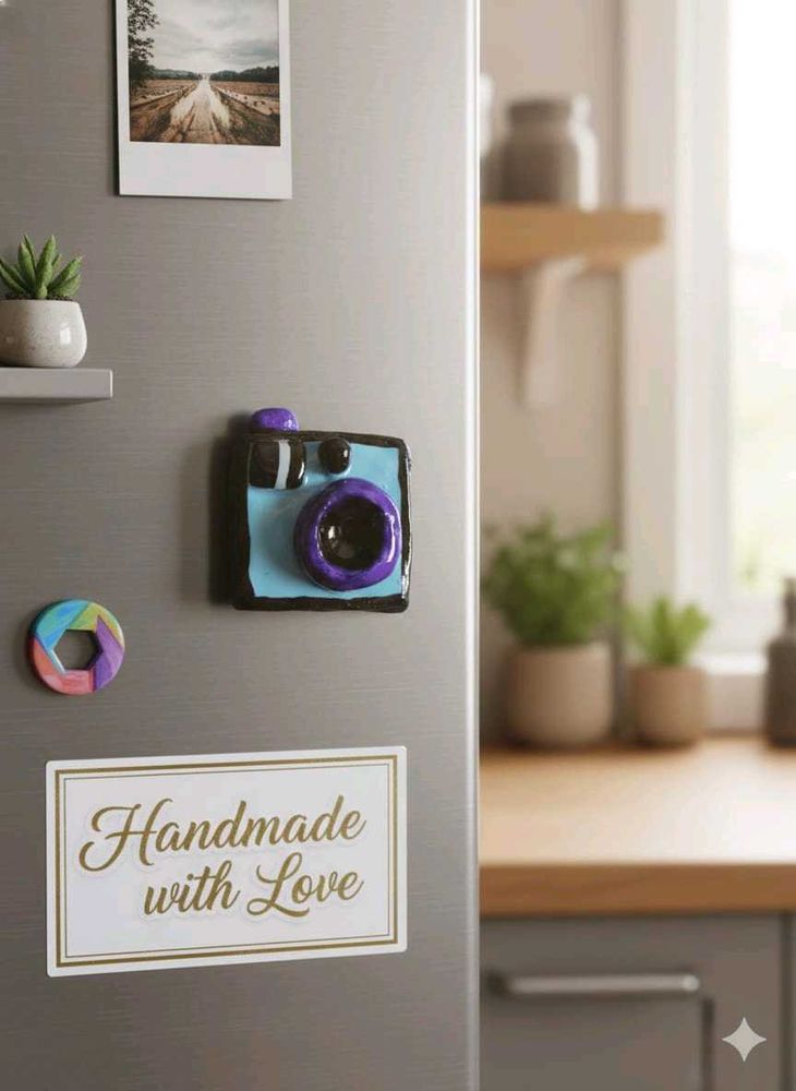 Cute Camera Figurine fridge magnet