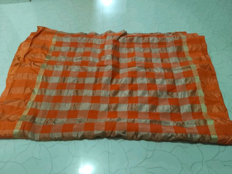 Orange Color Silk Saree