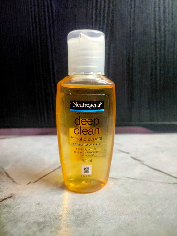 Neutrogena deep Clean facial cleanser