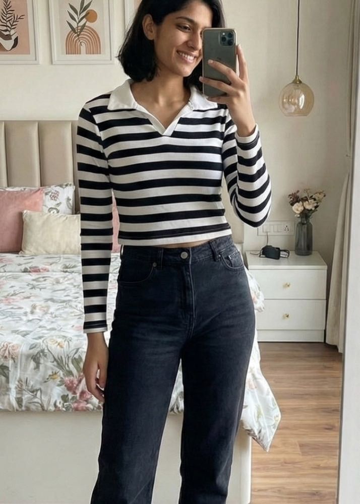 Striped Long Sleeve Top