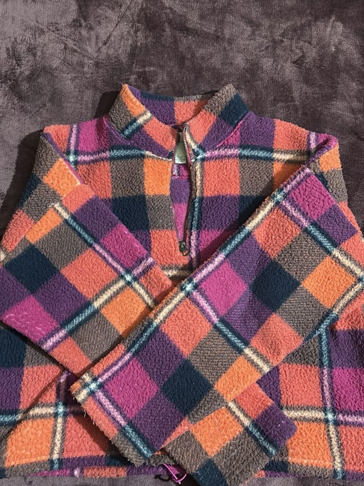 Colorful Plaid Pullover