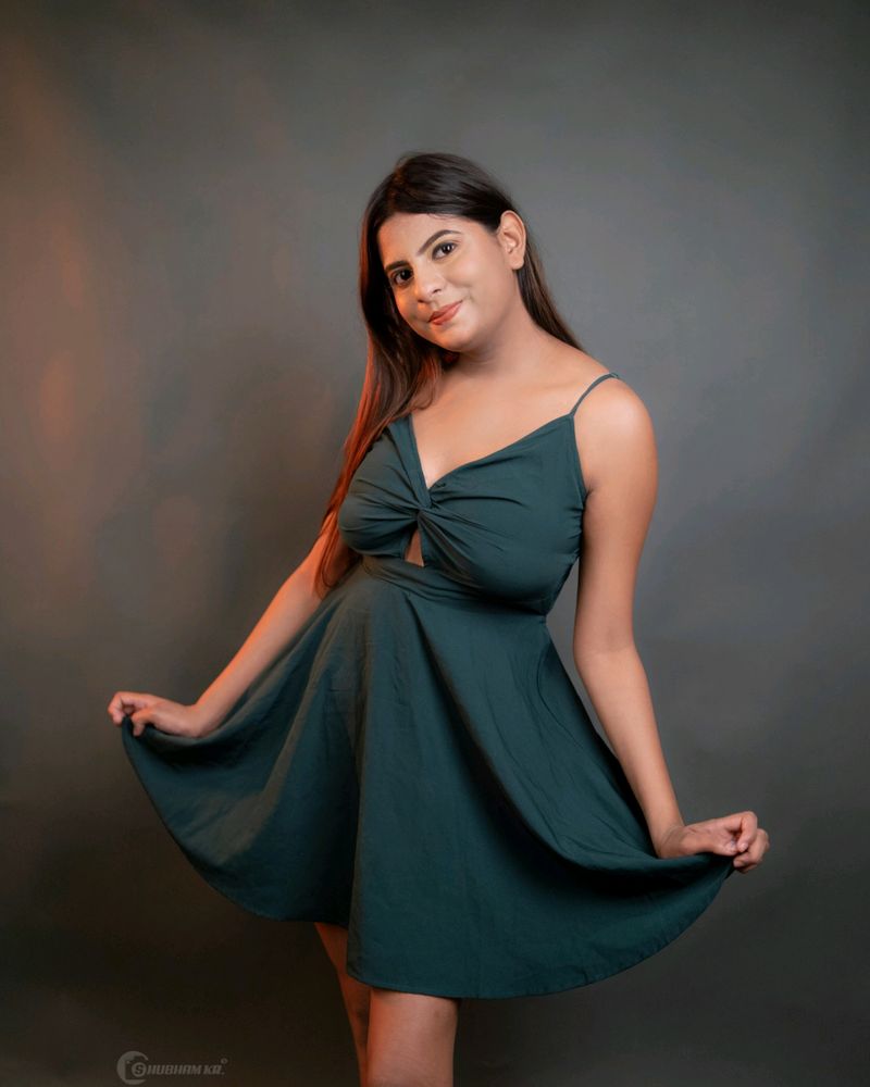 New Green Designer Dress