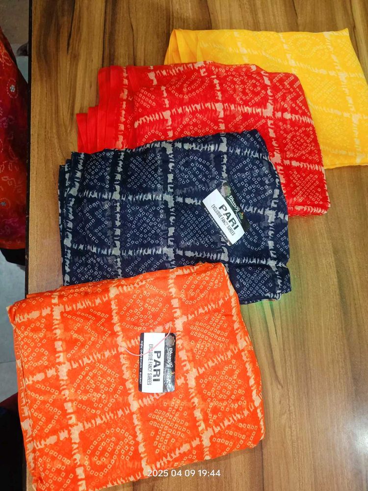 New Bhandej  Saree