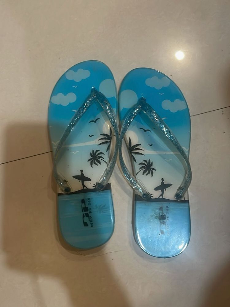 Cute Beach-Themed Flip Flops