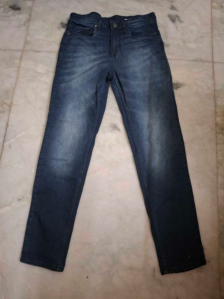 Stylish Dark Wash Denim Jeans