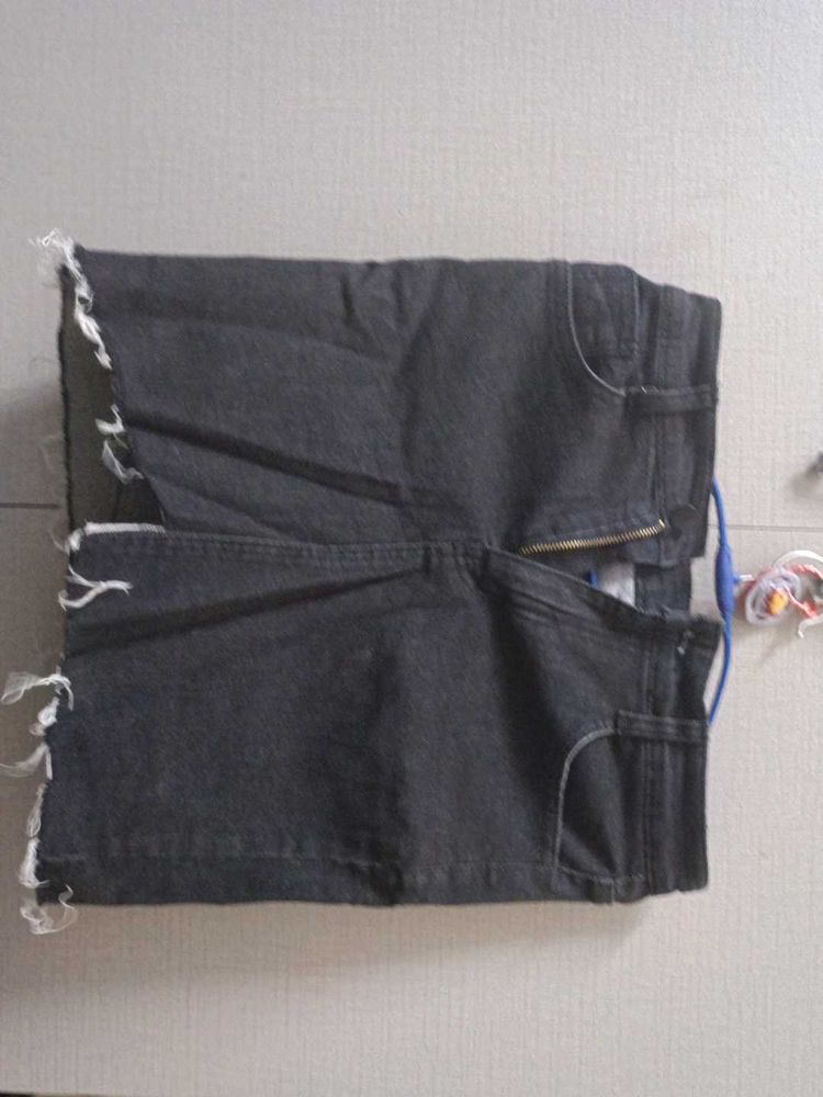 Charcoal skort