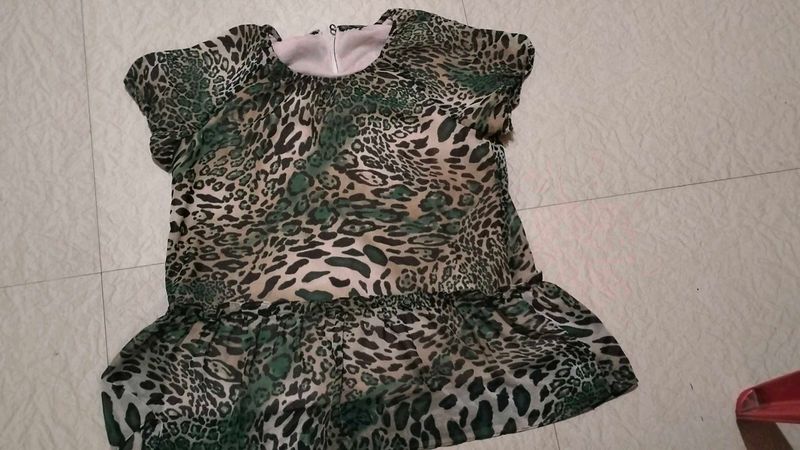 Cute Animal Print Top