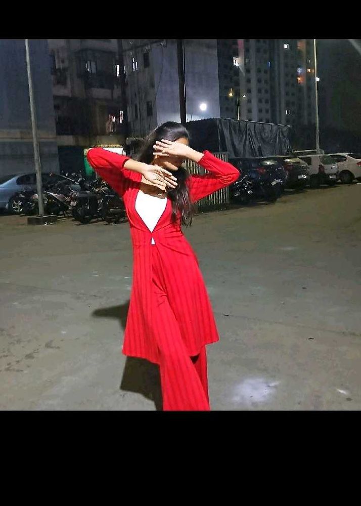 Red Hot Pant Suit