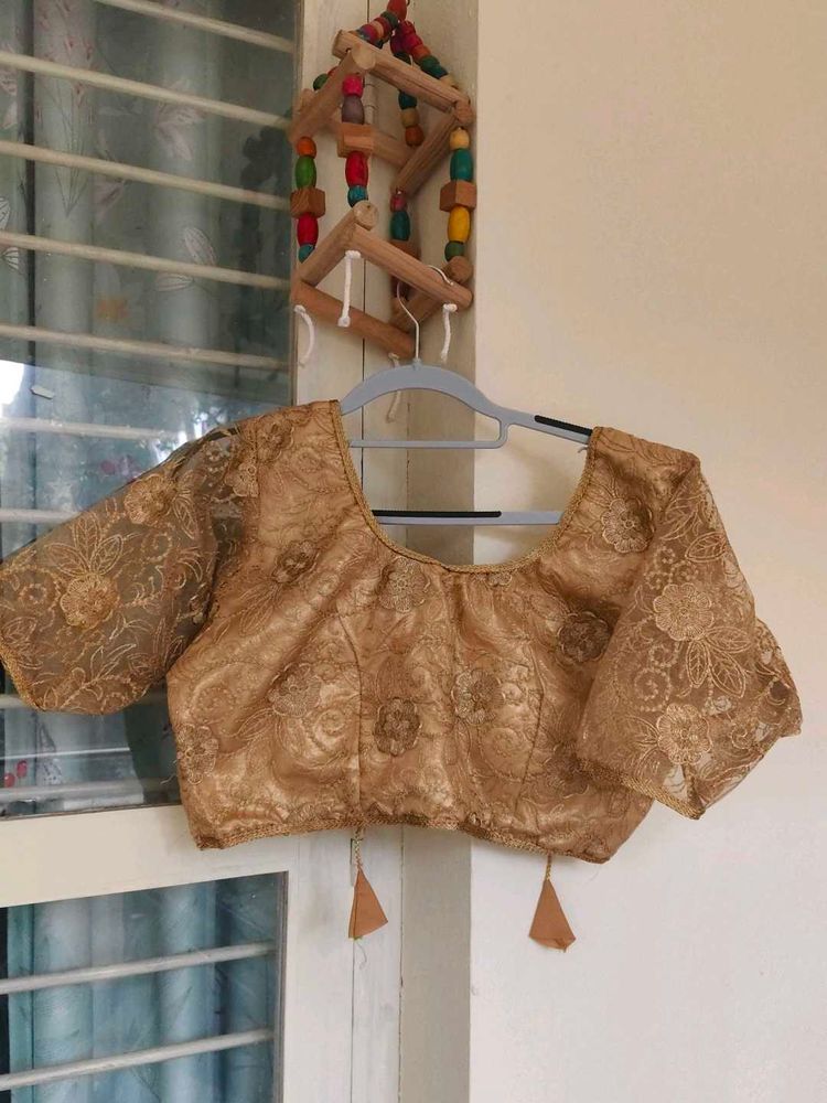 Gold Embroidered Blouse
