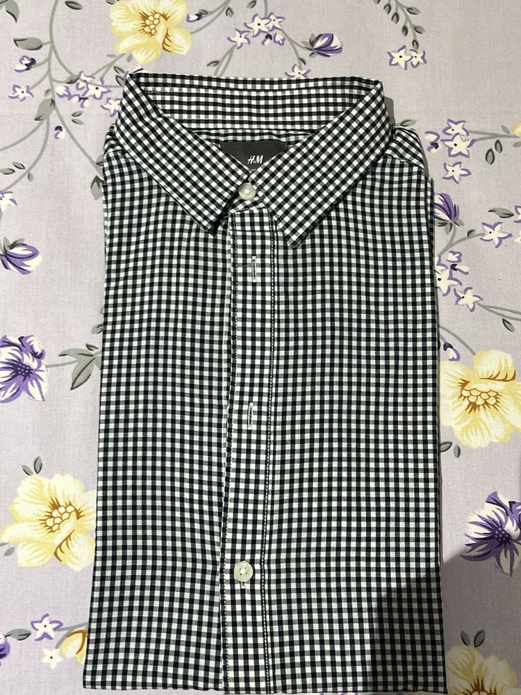 H&amp;M Formal Checked Shirt