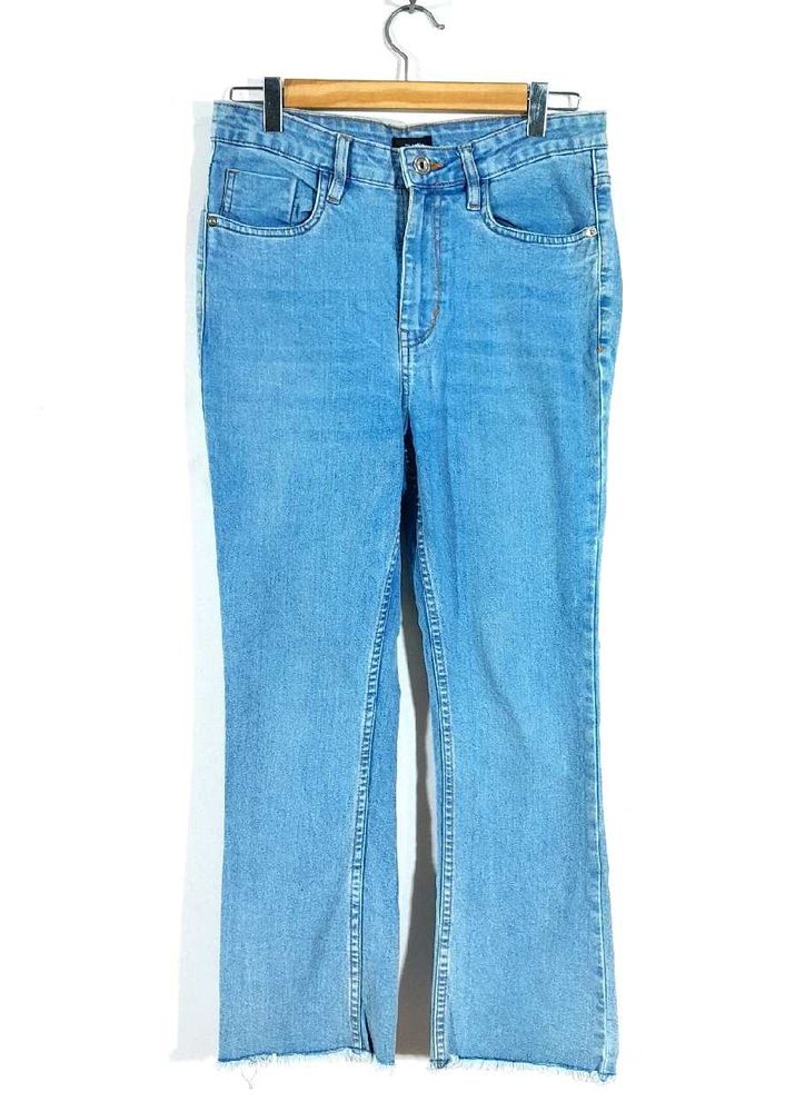 High Waisted Blue Jeans