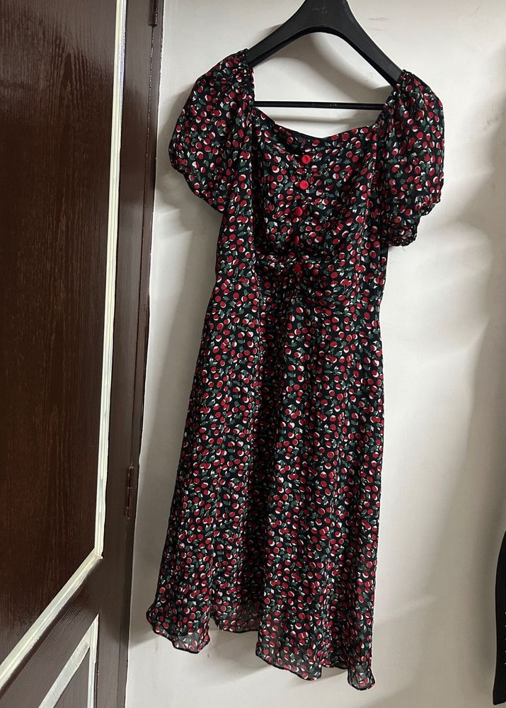 Floral Print Mini Dress