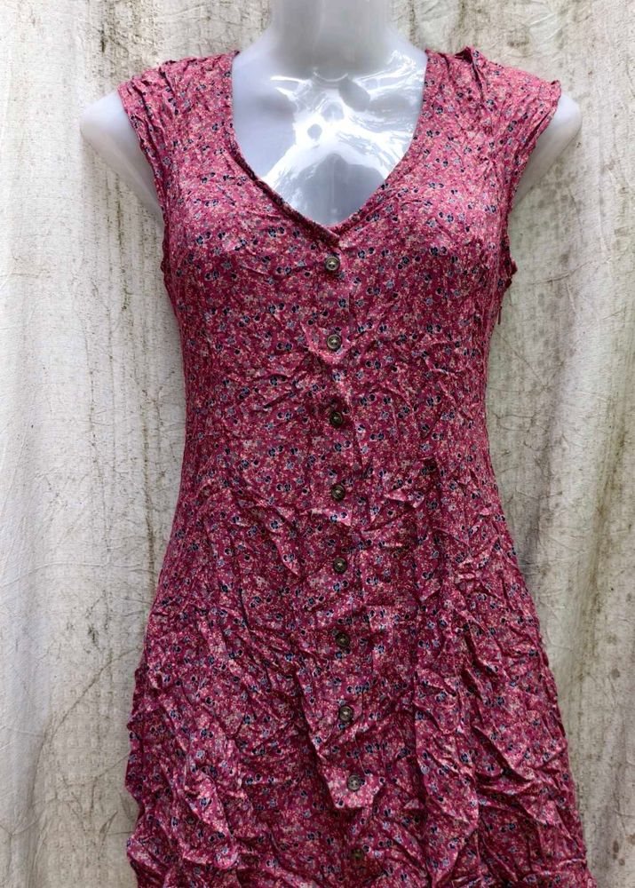 Floral Button-Down Dress