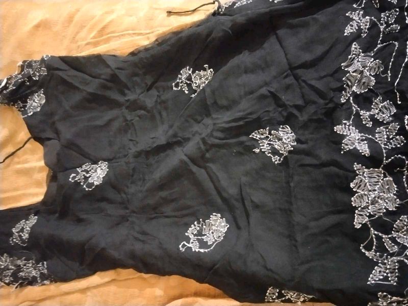 Elegant Black Kurta Kurti