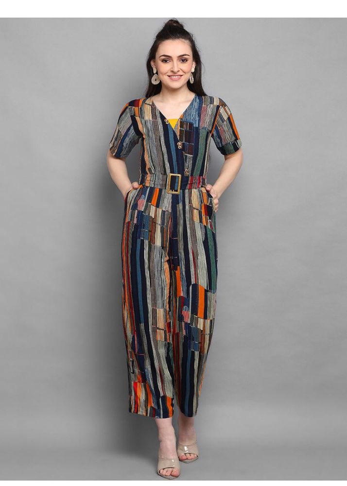 Striped Jumpsuit